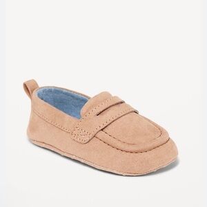 Old Navy Faux-Suede Moccasin Slippers for baby 18-24 Mo.